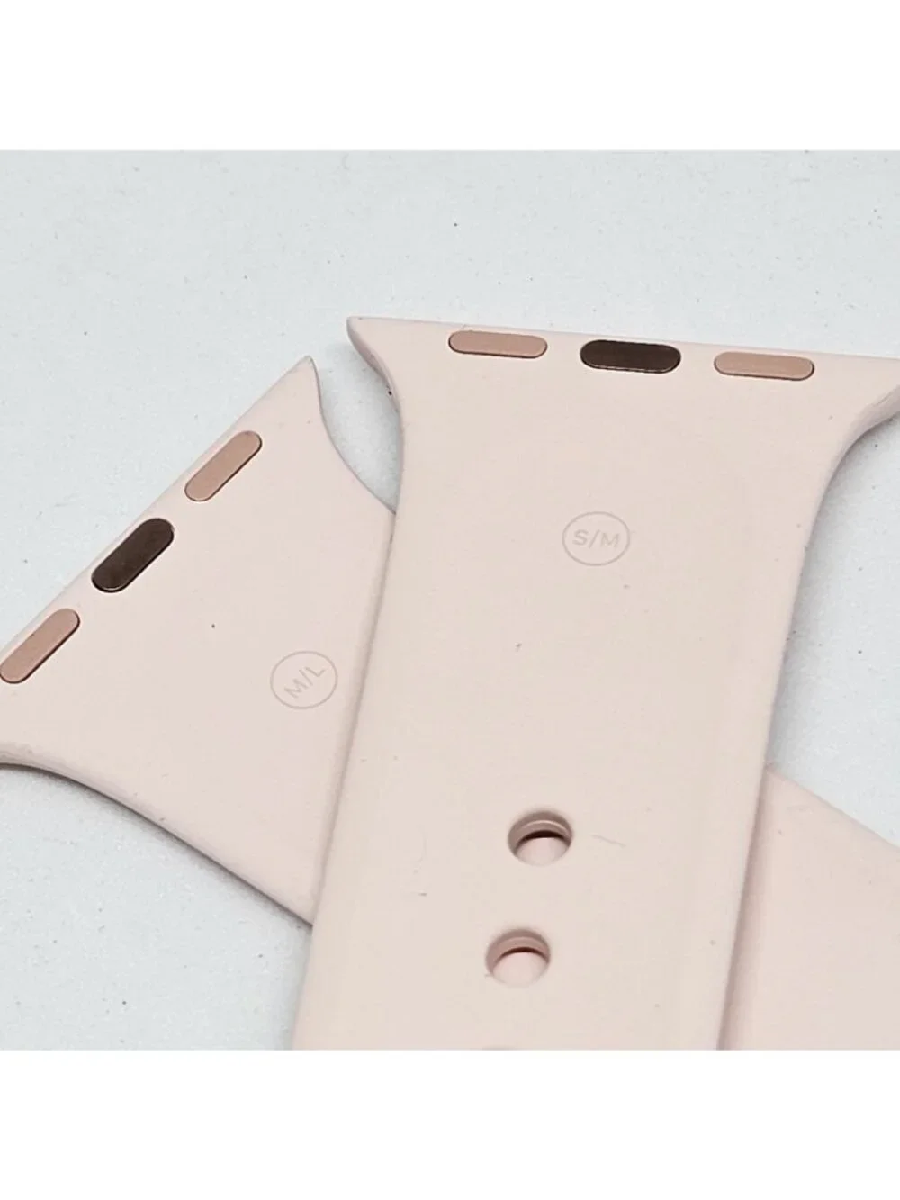 Silicone Band for 40 mm Apple Watch Pink Blush Sport Band S/M M/L